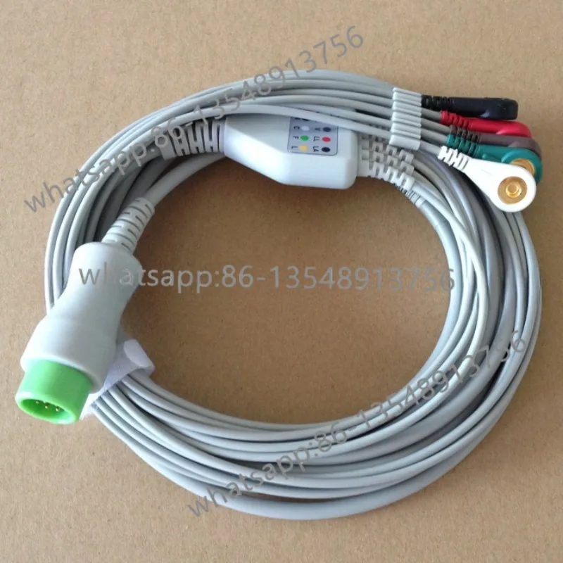 Applicable to V5 IM20 IM3 X10/PM-900 IM12 ECG monitor lead cable factory direct sales