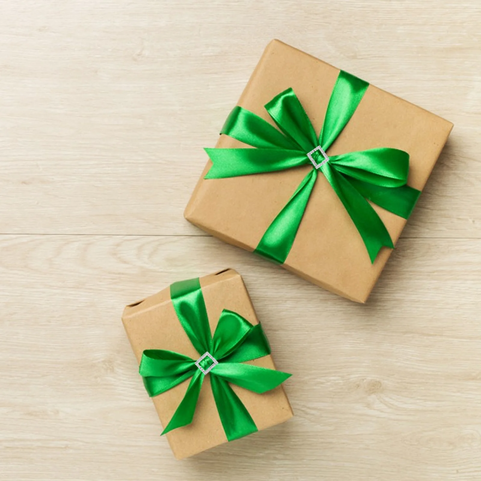 

10pcs Rhinestone Decorative Buckle Sliders 17Mm Silver Alloy Glittery Ribbon Fasteners For Wedding Diy Craft Scrapbooking Gift