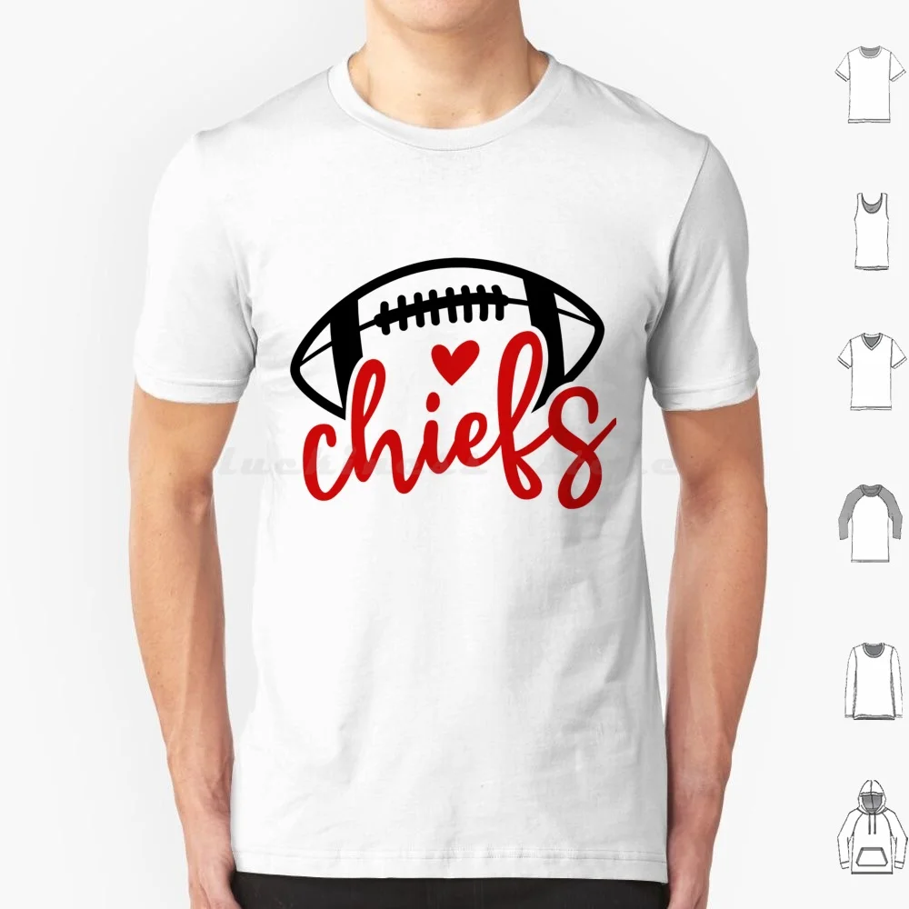Chiefs T Shirt Big Size 100% Cotton Mahomes Kelce Travis 1 Kingdom