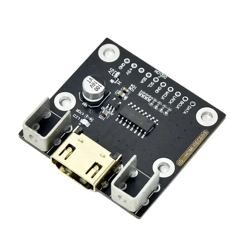 LUSYA HDMI Compatible To I2S Receiver I2S to HDMI Transmitter Board Differential Signal Conversion DAC Decoder