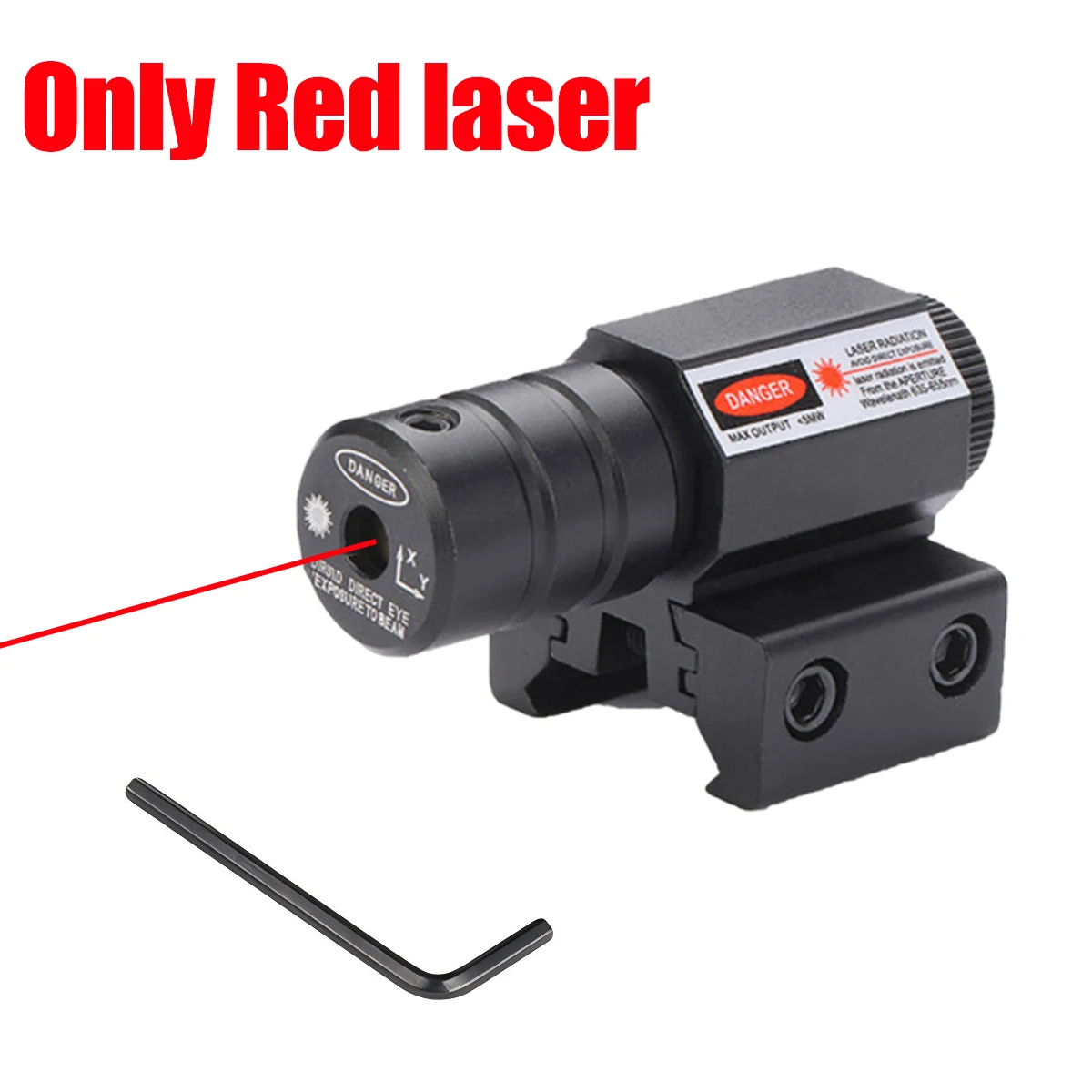 Tactische Red Dot Laser Pointer Sights Jacht met 11mm/20mm Mount Verstelbare Sight Accessoires voor Picatinny Rail