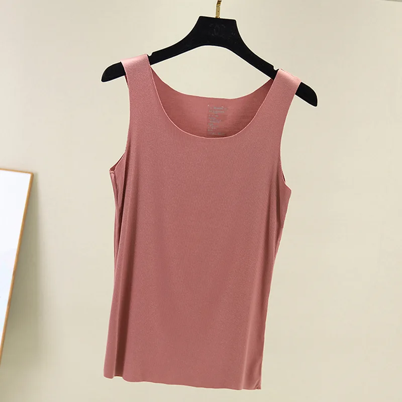 Women seamless Tank Tops V-Neck Casual Sleeveless Vest basic Shirt Tee Tops Solid 12 colors