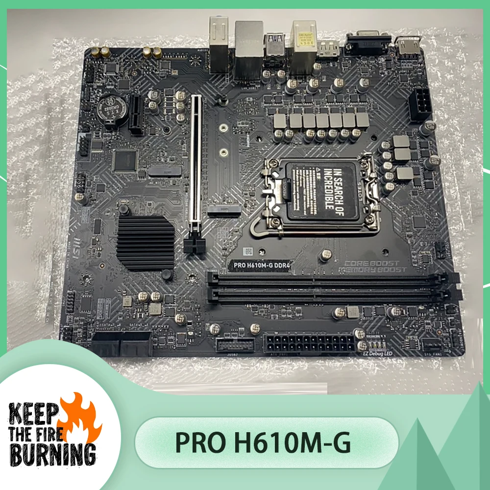 

For M-IS PRO H610M-G DDR4 LGA 1700 Motherboard H610 64GB PCIe 3.0 M.2 H610M-G