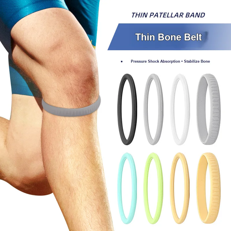 Patella Strap Elastic Sports Protective Knee Support Band for Basketball Knee Patella Fixation Compression