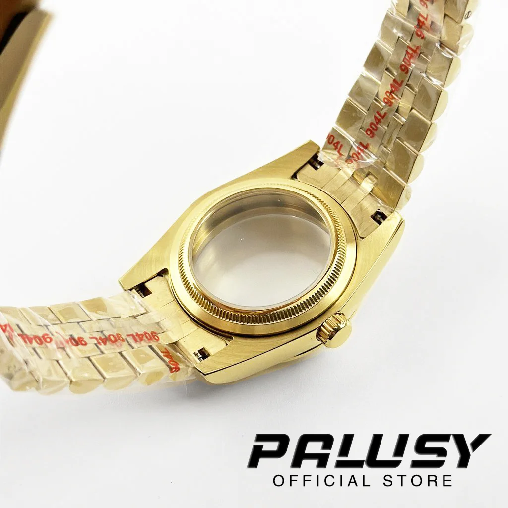 ゴールドブレスレット,サファイアクリスタル,nh34,nh35,nh36,nh38,nh70,nh72,eta2824ムーブメント,36mm, 40mm