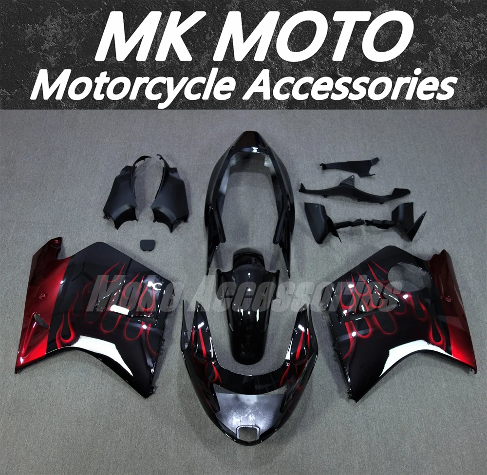 

Комплект кузова мотоцикла Moke moto для CBR1100XX 97-07, комплект обтекателей, подходит для высокого качества, ABS, черный, красный