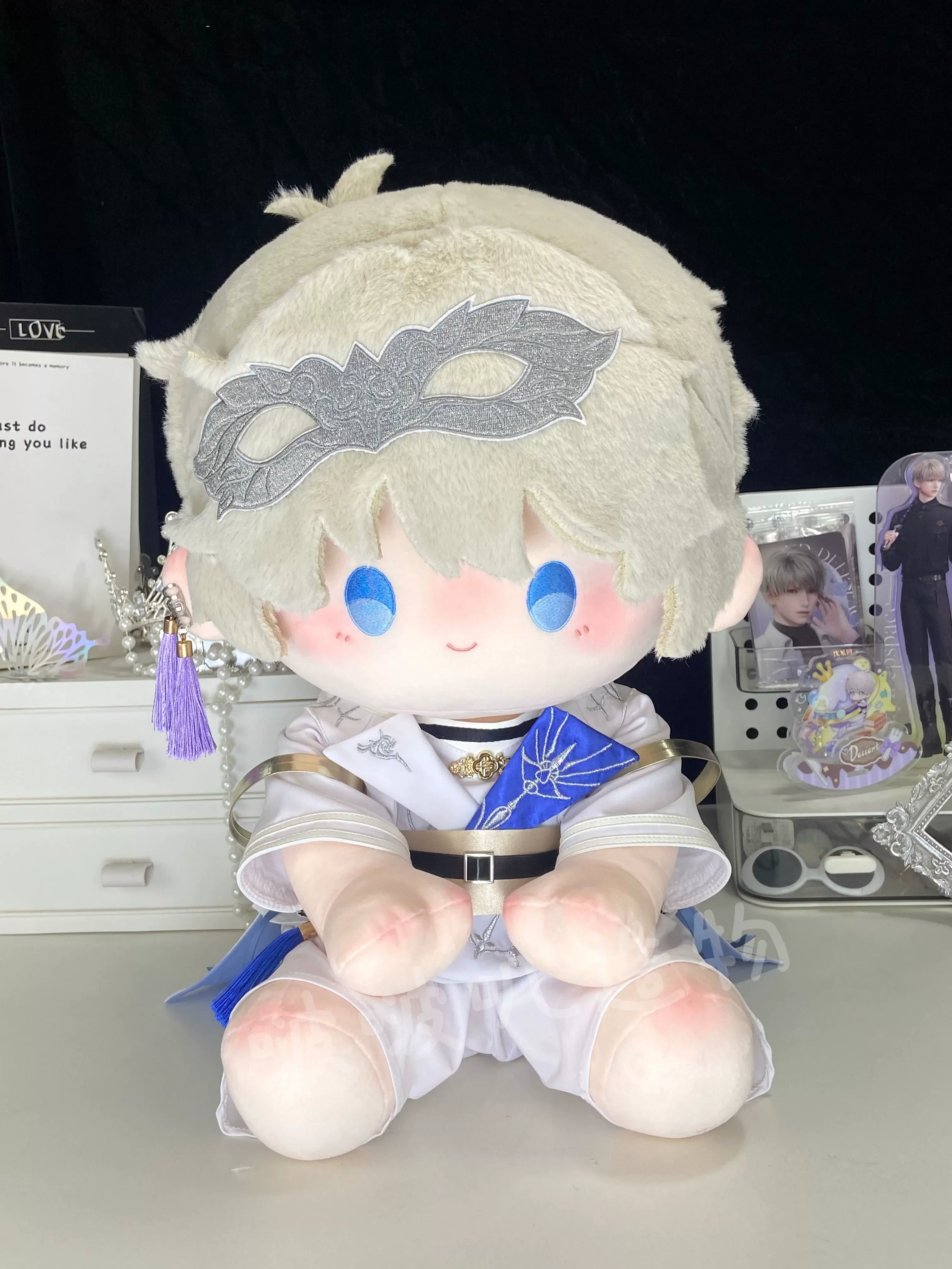 40 CM Anime Liefde en Deepspace Xavier Cosplay Katoen Gevulde Lichaam Kostuum Dress Up Zithouding Cartoon Figuren Kussen Gift