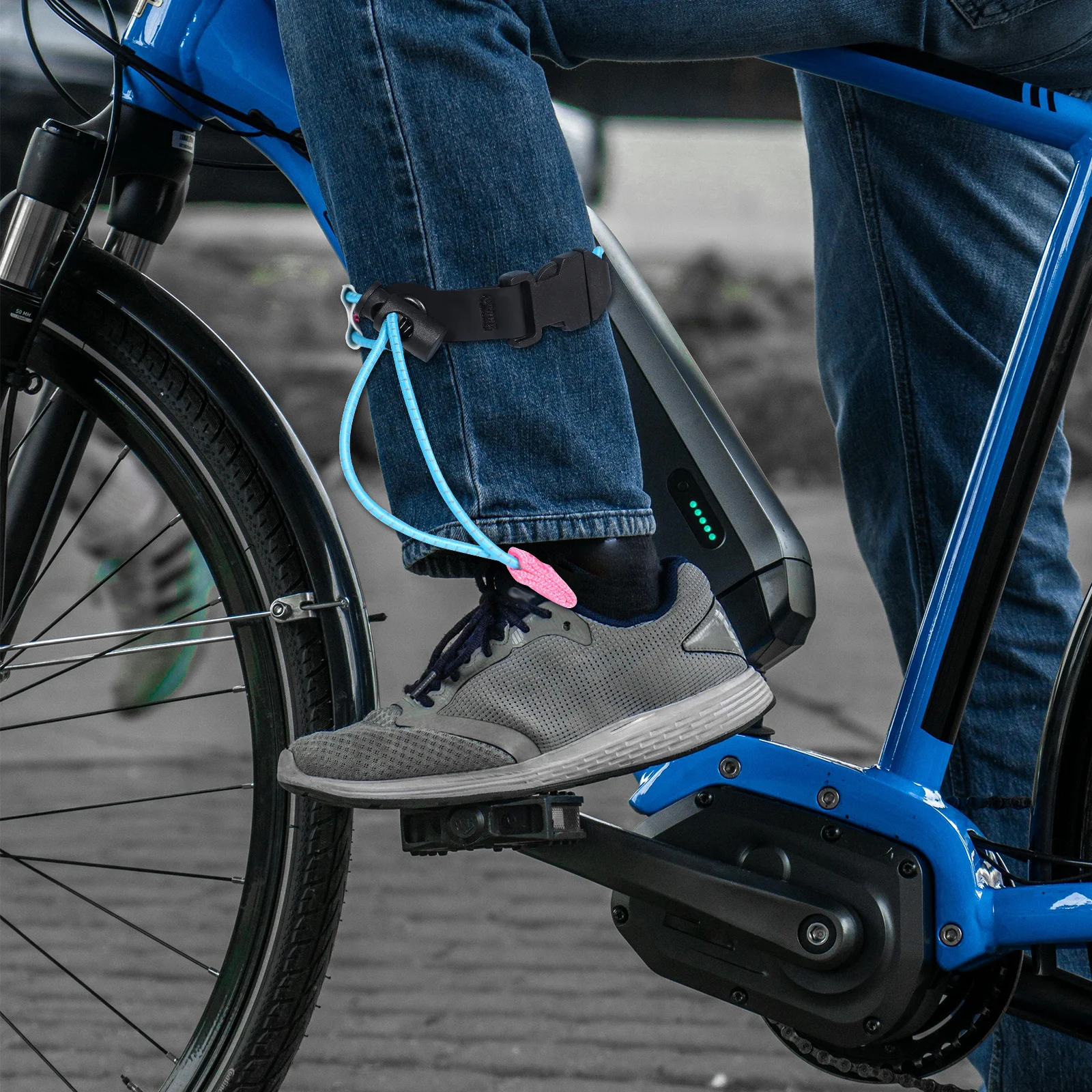 

2 pcs Reflective Bike Gear Elastic Pant Leg Straps Adjustable Cycling Running Bands For Night Walking Jogging Outdoor Activities