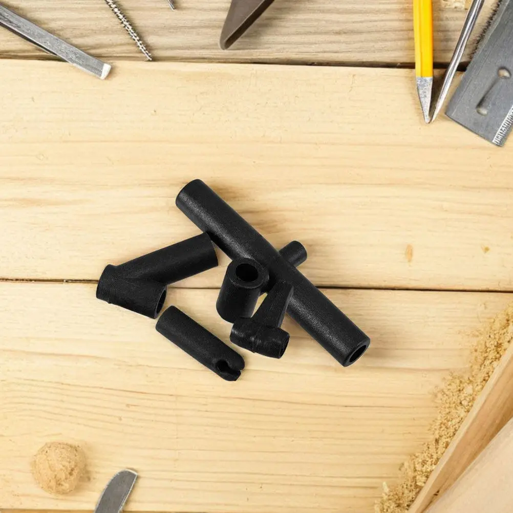 2 Conjuntos de Conectores de Estrutura para Pipas, Peças de Montagem em Plástico para Reparos e Construção de Acessórios de Voo Estáveis, Alta Transparência