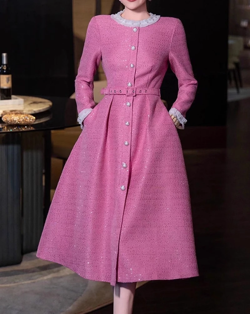 

Розовое платье с оборками Assymmey, женская летняя праздничная одежда без рукавов, женская уличная одежда, элегантное винтажное облегающее платье