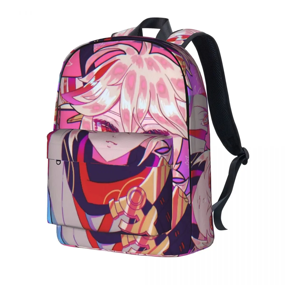 Impact Genshin Backpack Cartoon Print University Backpacks Women Men Casual High School Bags Custom Durable Rucksack