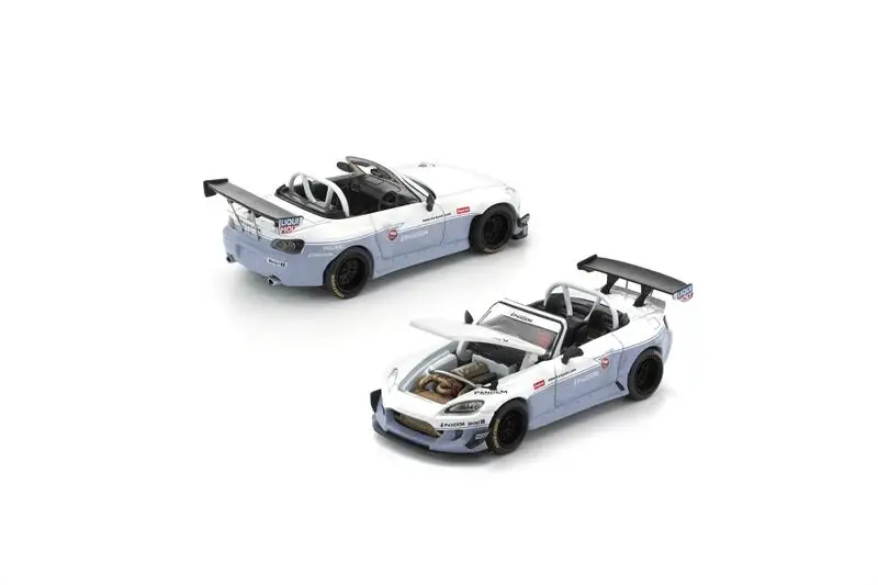 

(Pre-Order) Xcartoys x Pop Race 1:64 PANDEM S2000 Grey White Diecast Collector's Vehicle Model Car