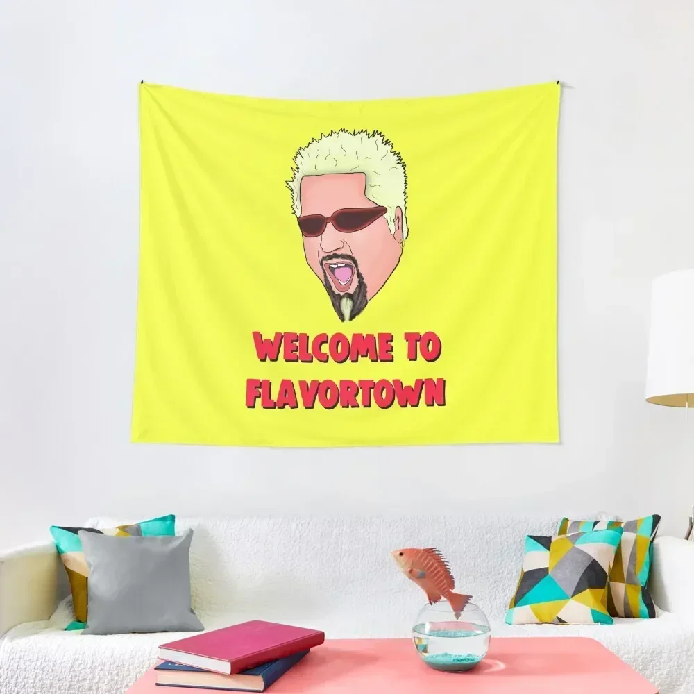 

Welcome to Flavortown Meme Tapestry Aesthetic Room Decors Funny Room Decor Aesthetic Aesthetics For Room Tapestry