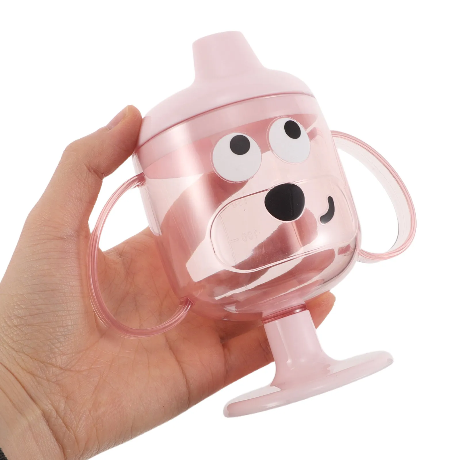 

Детская чашка-непроливайка 215 мл, устойчивая, на высокой ножке, пластиковая, с двойными ручками, для молока, сока, воды