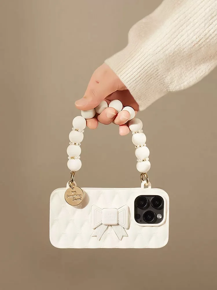

Bow bow handbag mobile phone case, suitable for iPhone