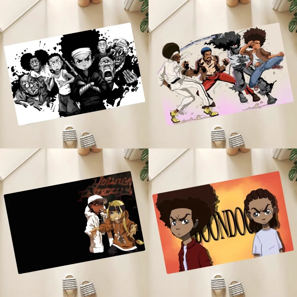 Cartoon The B-Boondocks Floor Mat Anti-Slip Doormat Home Entrance Doormat Bedroom Bathroom Living Room Floor Mats Kitchen Rug