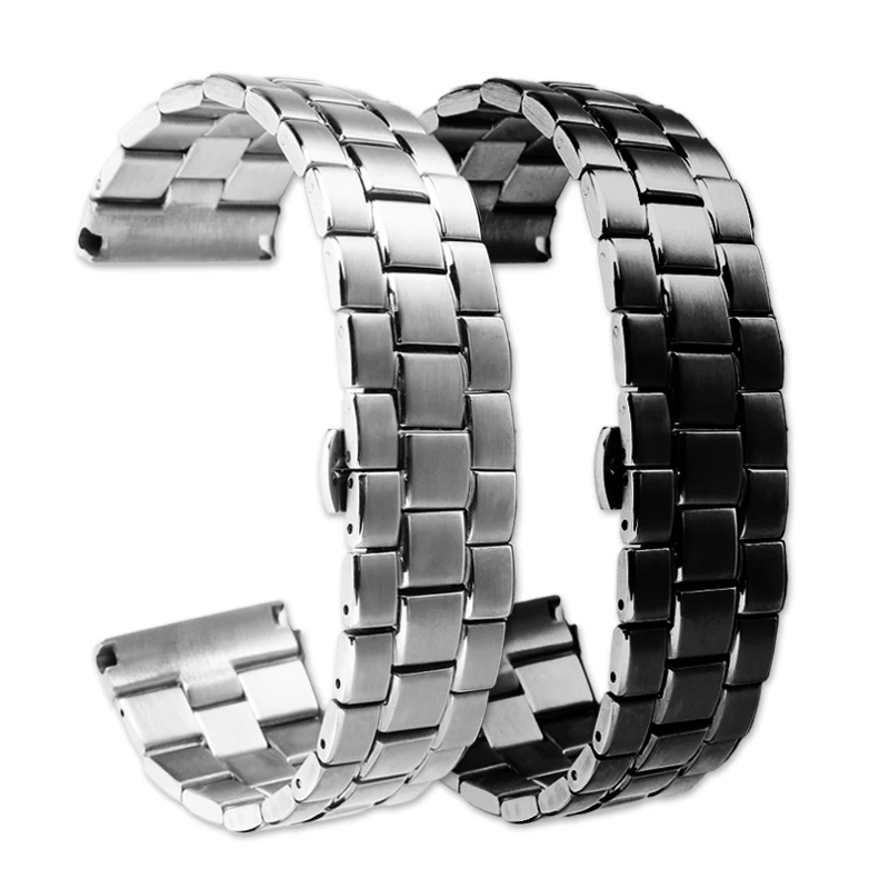 28mm For Seven Fridays Watch Strap Chain Stainless Steel Men's Watchband PS1/01M M202M Metal Clasp matte Bracelet Accessories
