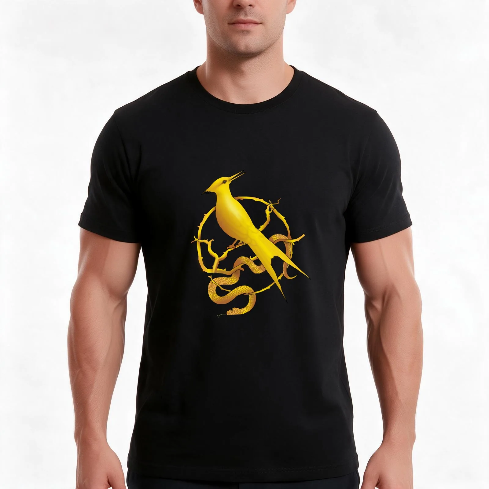 the ballad of songbirds and snakes logo T-Shirt Summer Casual Cotton Tee Oversized Streetwear Tops Vintage Graphic Print