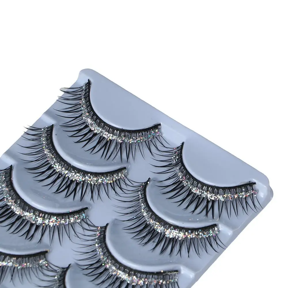 Sequins Shiny Rhinestone Eye Makeup Tool Big Eyes Eyelashes Rhinestone False Eyelashes Sequins False Eyelashes Lash Extension