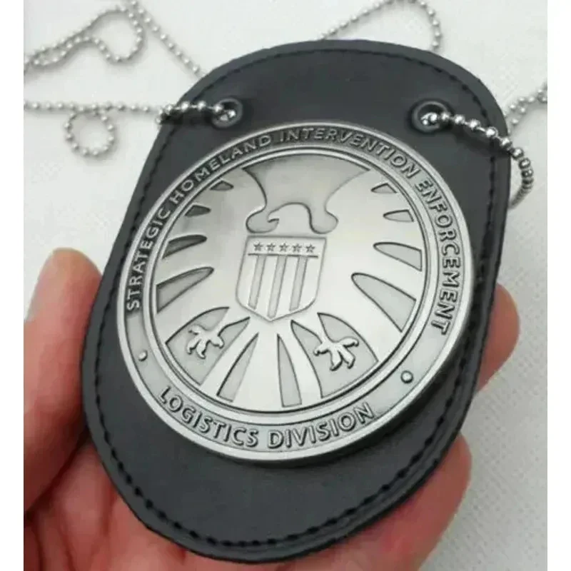 e,4;v'6\k/Agents Of S.H.I.E.L.D.Metal SHIELD Pin & Badge Holder Accessory Gift Cosplay Props MN95;g'8.n/3\