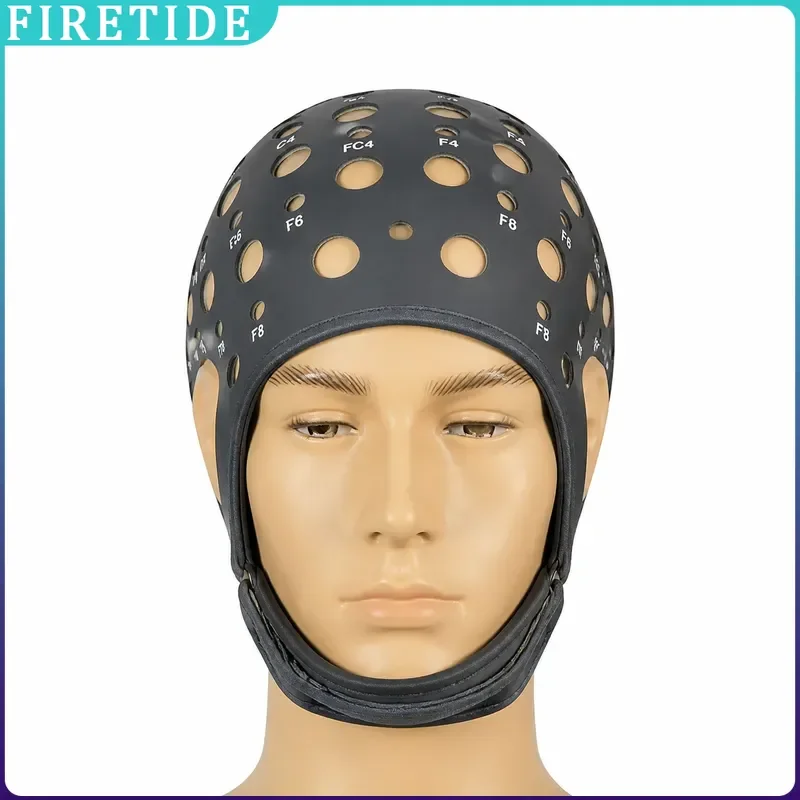 64 Channel EEG Cap Ultra Thin Interlayer Electrode Design Precise Monitoring Specific Electrode Caps for Brain Signal