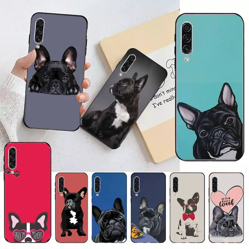 French Bulldog cute cartoon animal Phone Case For Samsung galaxy A S note 23 53 22 20 52 21 13 51 71 32 12 10 fe ultra plus