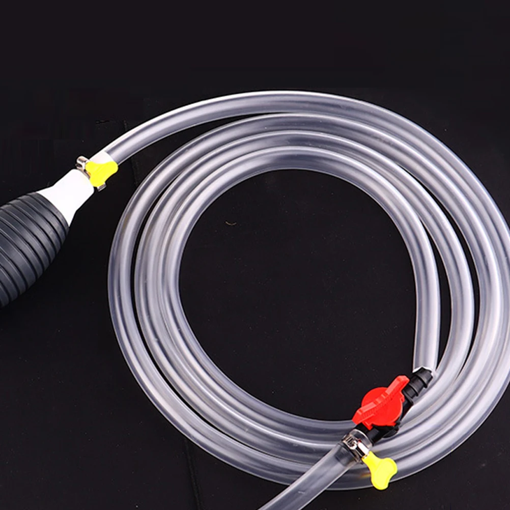 

Gas Transfer Pump Portable Manual Self-Priming Hose Extractor for Water Oil Transfer Handheld Liquid Pump