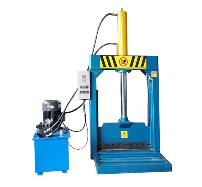 Recycled Rubber Cutting Machine Natural Rubber Hydraulic Guillotine with 220V Motor Core Equipment for Raw Rubber Cutting