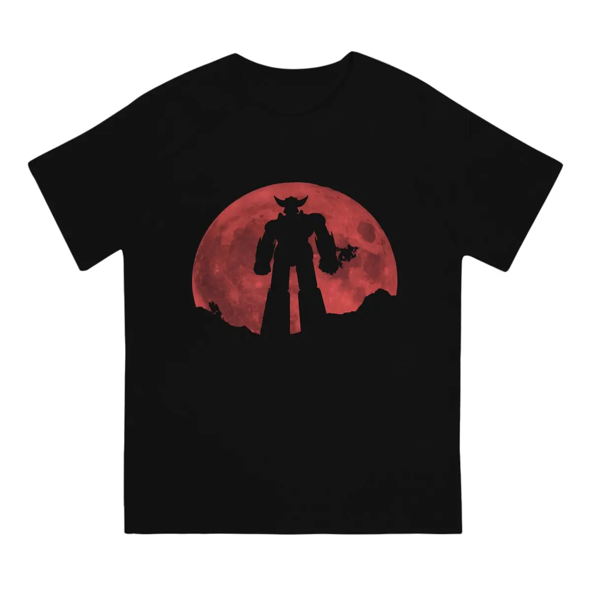 UFO Robot Goldrake Grendizer Anime Red Moon Classic T Shirt Graphic Men Tees Summer Clothing Harajuku Crewneck TShirt