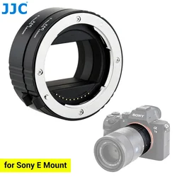 JJC 10mm & 16mm Automatic Extension Tube Auto Focus Adapter Ring Fits Macro Photography For Sony ZV-E1 FX30 A7 IV E Mount Camera