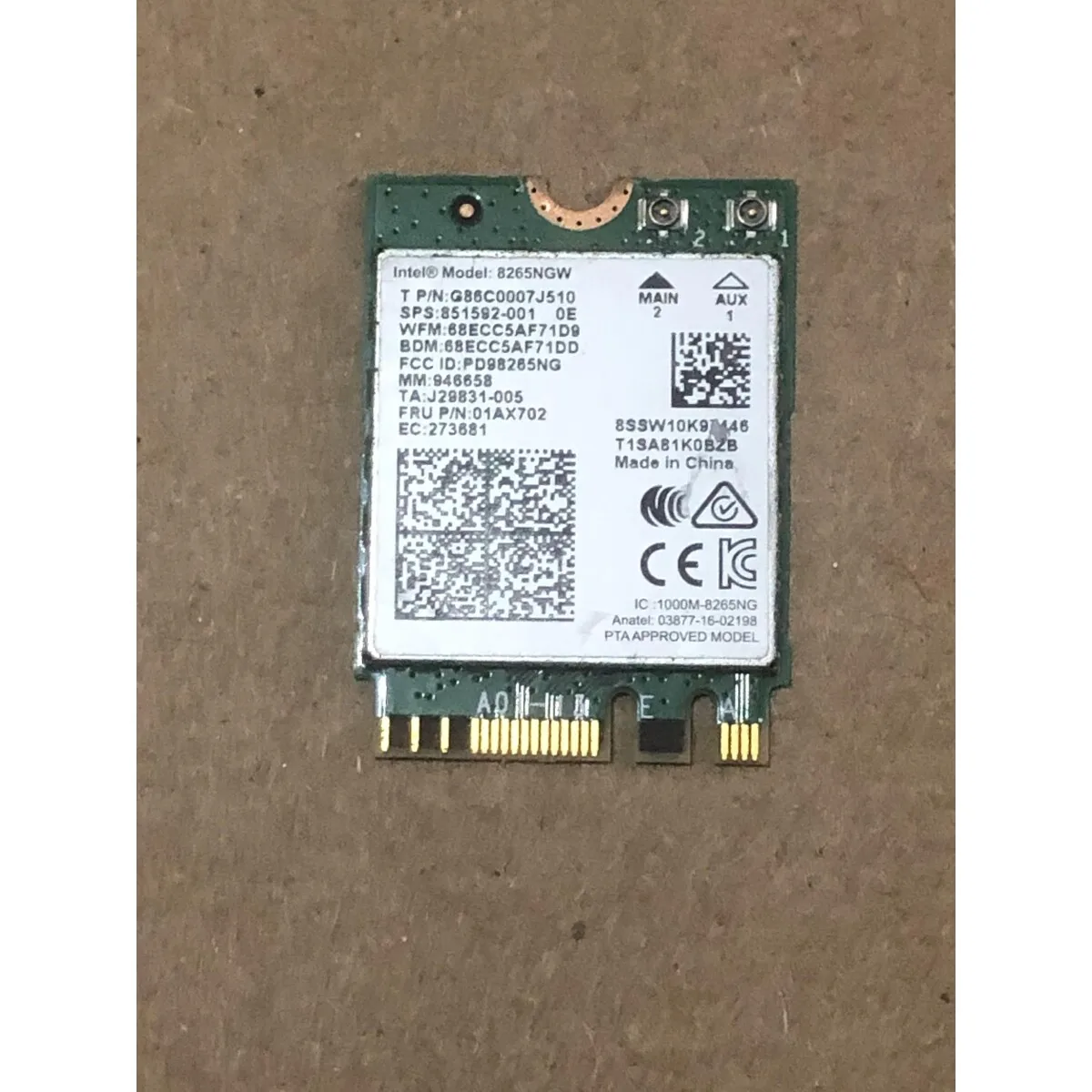 

Network Card For ThinkPad T480 T570 P51S T470 T470s X270 01AX702