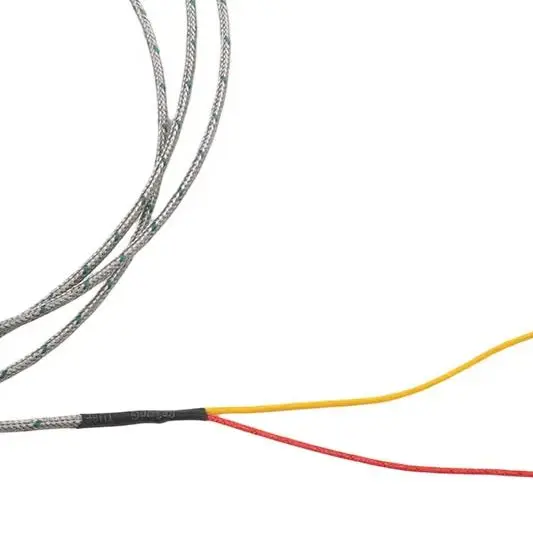 Ty/pe J Grounded Thermocouple Probe 90x1.5mm 2M Cable For Temperature Controller Kiln And Industrial Sensor Tool