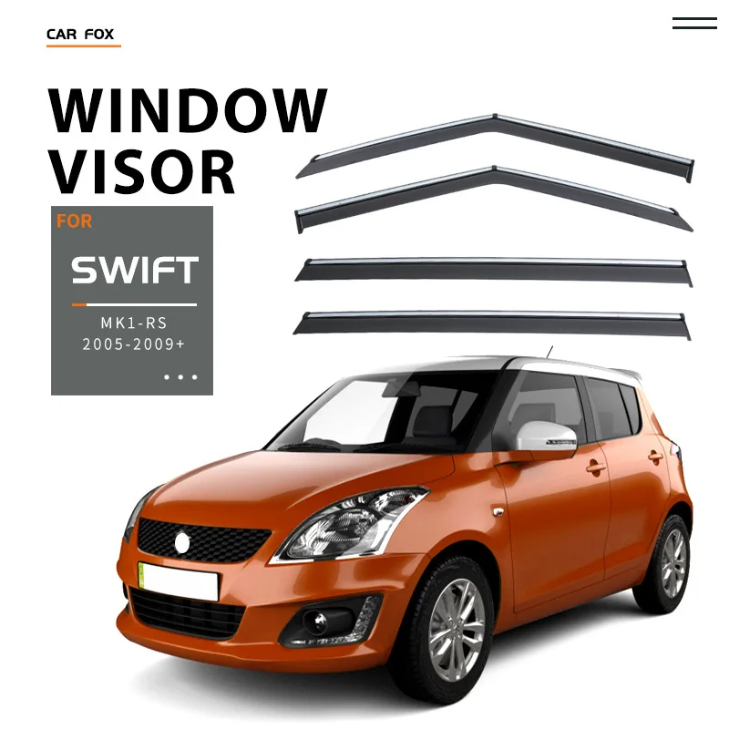 

For SUZUKI Swift GL Window visor Weather Shield Side Window Deflector Car windshield weather shield Car accessories