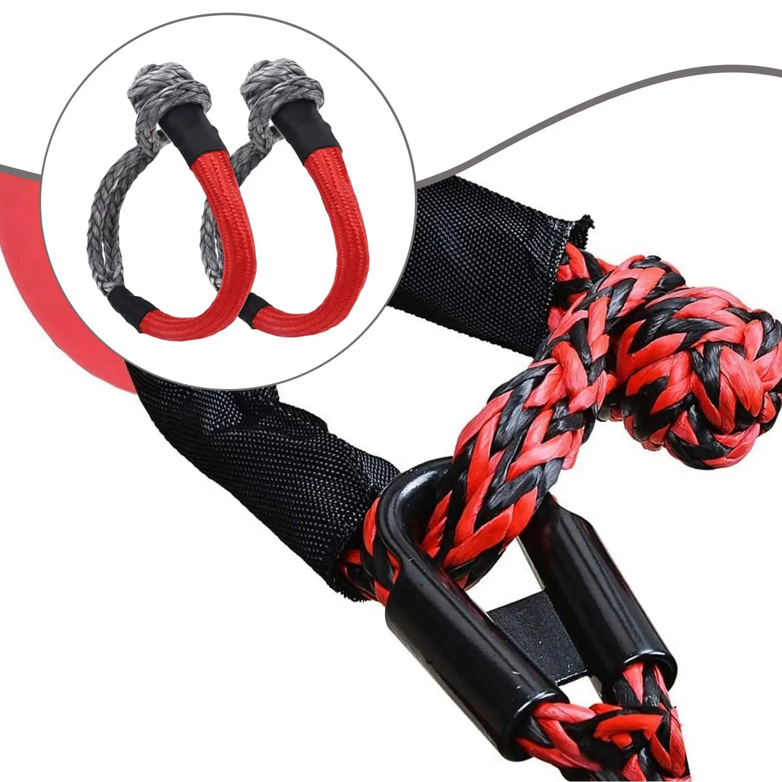 

2 шт. мягкая скоба, многофункциональная, высокопроизводительная, прочная, высокопрочная, запасная часть, сверхмощные красные аксессуары для автомобиля