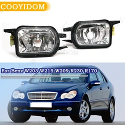 COOYIDOM Bumper Fog Light Driving Foglamp Without Bulb For Benz W203 C230 C240 C320 C350 W215 CL500 CL600 W209 CLK320 CLK500