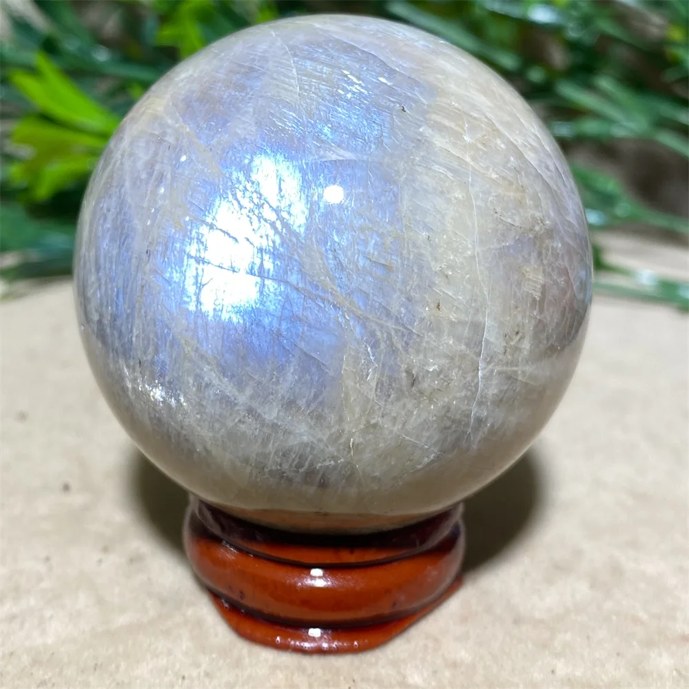 

Moonstone Ball Natural Stone And Crystal Sphere Gemstones Minerals Wicca Spiritual Reiki Ornaments Home Decoration Room