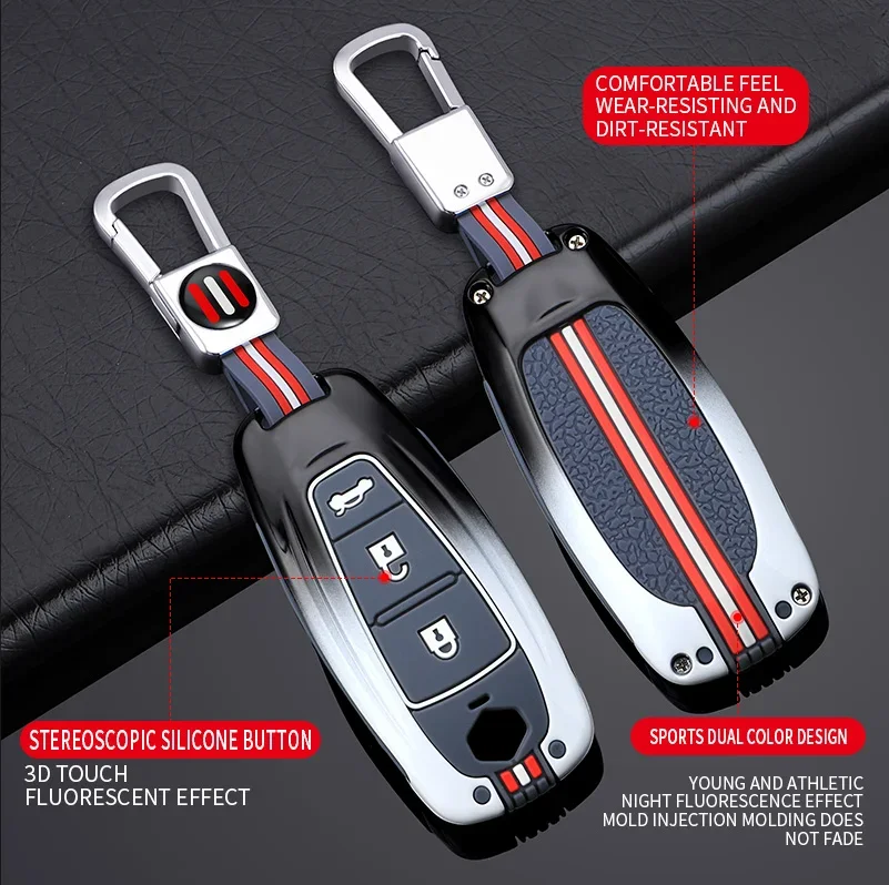 Suitable for Changan Suzuki Key Covers Vitara SX4 S-Cross Ignis Alivio SX4 Car Key Pouches