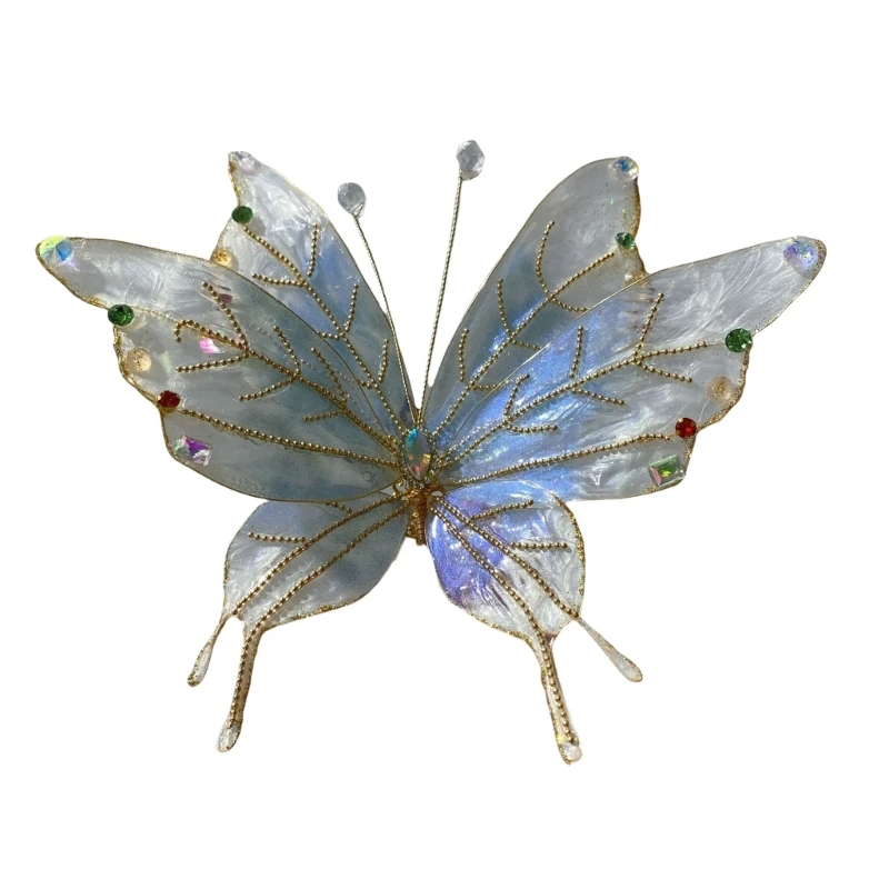 

MXMB Aesthetic Butterfly Hair Clip Hair Shaping Barrette Antique Costume Hair Holder