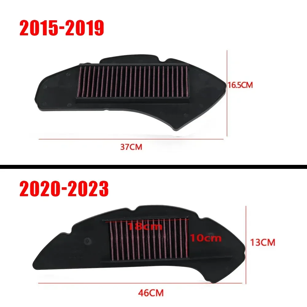 Motorcycle Transmission High Flow Air Filter Intake Cleaner Element For Yamaha NMAX 155 125 N-MAX NMAX155 NMAX125 Accessories
