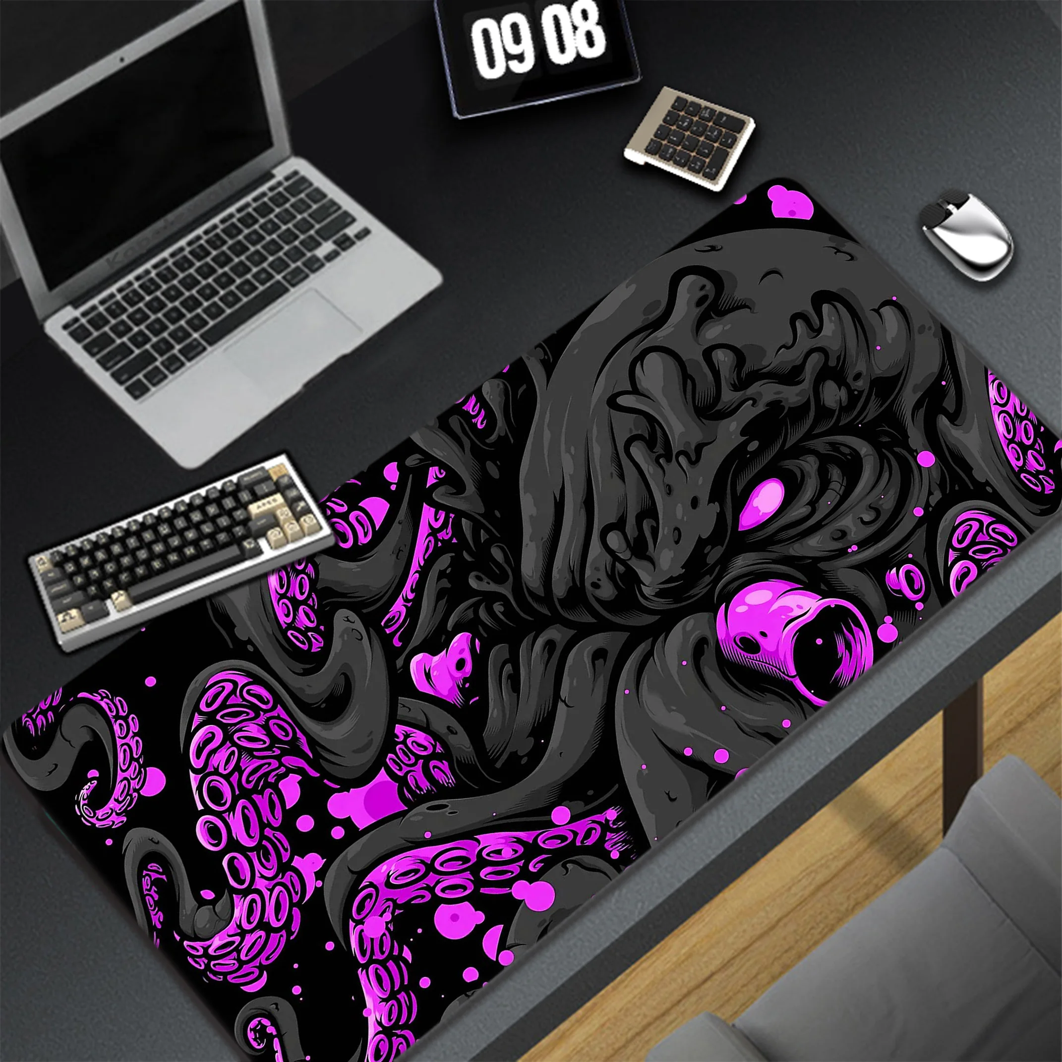 

Oni Gaming Mouse Pad Octopus Monster Anti-slip Large Gamer Mousepad Computer Desk Mat Rubber Mouse Mat Notebook Keyboard Pads