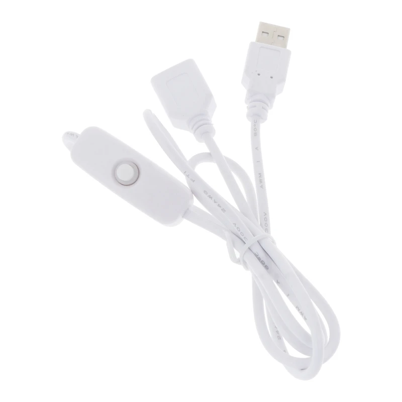 090F 1M كابل USB مع تبديل/إيقاف تشغيل امتداد الكبل لتبديل مصباح USB Cable