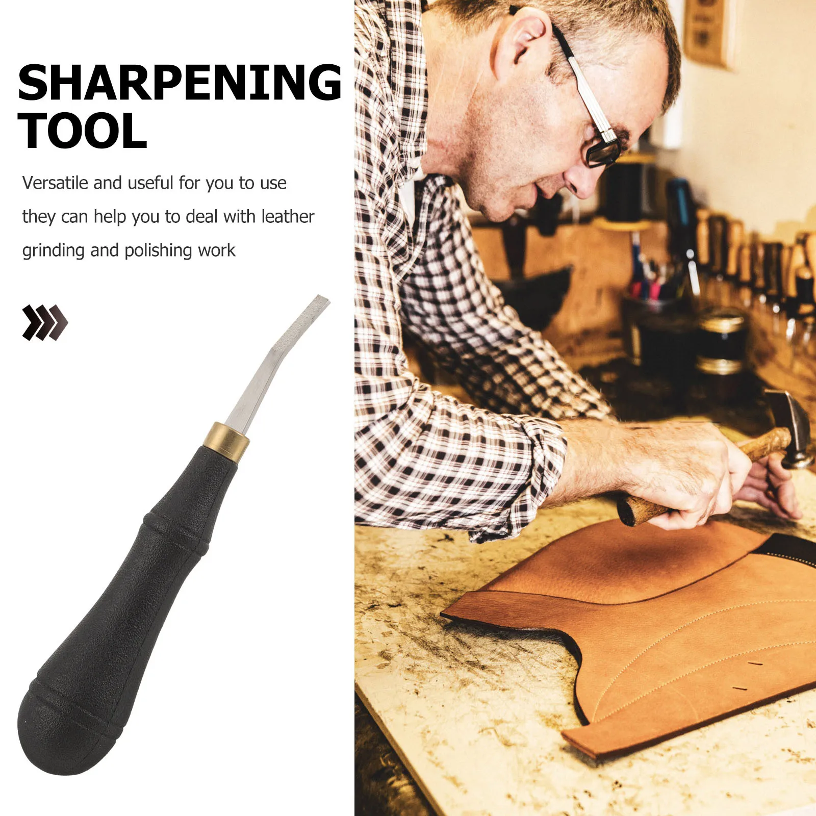 

Heavy-Duty Stainless Steel Mill File with Handle for Sanding and Grinding Smooth Edge Flat File for Sharpening Tools and