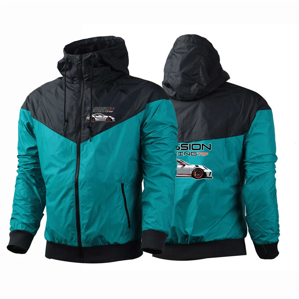 Top-level Racing Element Pattern Hiking Jackets for Men Sun Protection Windbreaker Camping Climbing Coat Clothes Hoodies