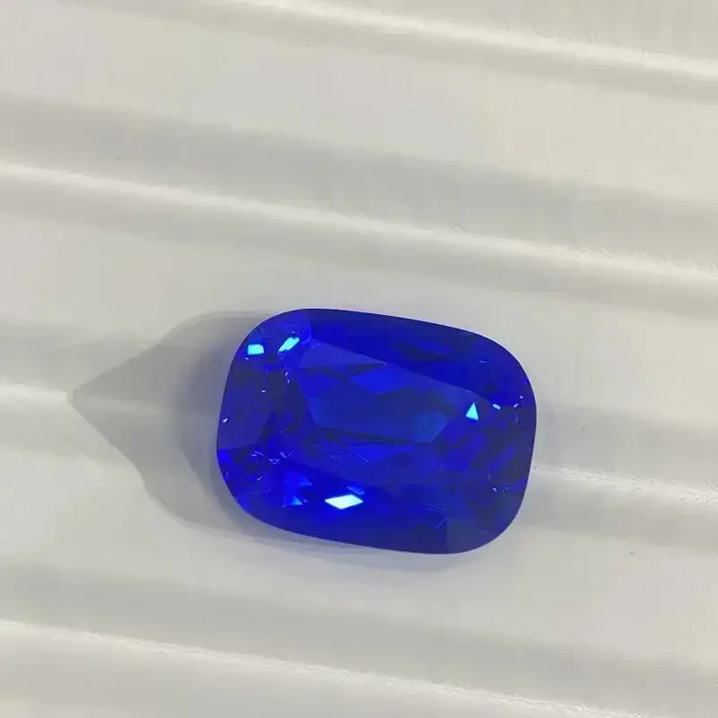 Pirmiana Cornflower Blue Lab Grown Cobalt Spinel  High Quality Cushion Cut  Gemstones for DIY Jewelry Rings Design