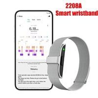 2208A Smart Bracelet Heart Rate Blood Pressure Monitor Pedometer Sport Fitness Tracker for Men Women Electronic Bracelet