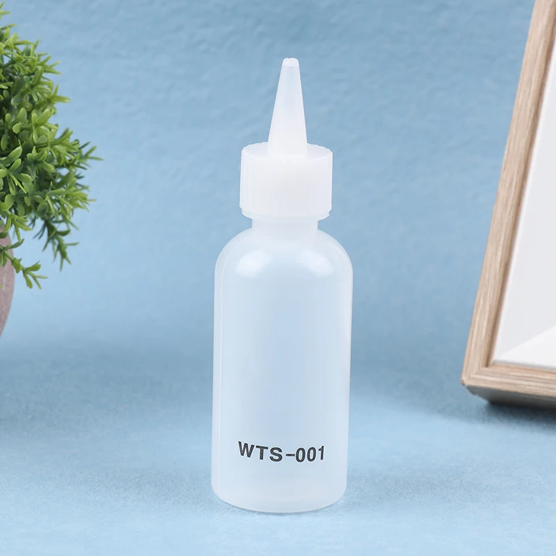 1Pc Liquid Alcohol  With Needle 50ML WTS-001 For Phone PCB Welding Repair Plastic For Dispenser Rosin Solder Flux Paste image 3