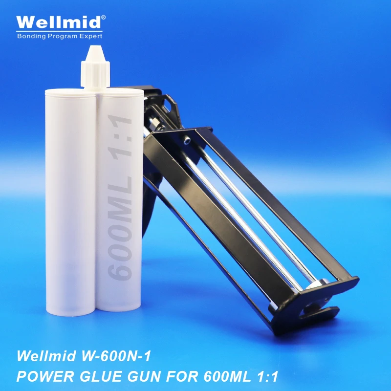

600N-1 Epoxy Adhesives Dispensing Gun 2K Kit Portable Double Tube Mixing Dispenser Loctite ARALDITE 3M Cartridge AB Glue Gun