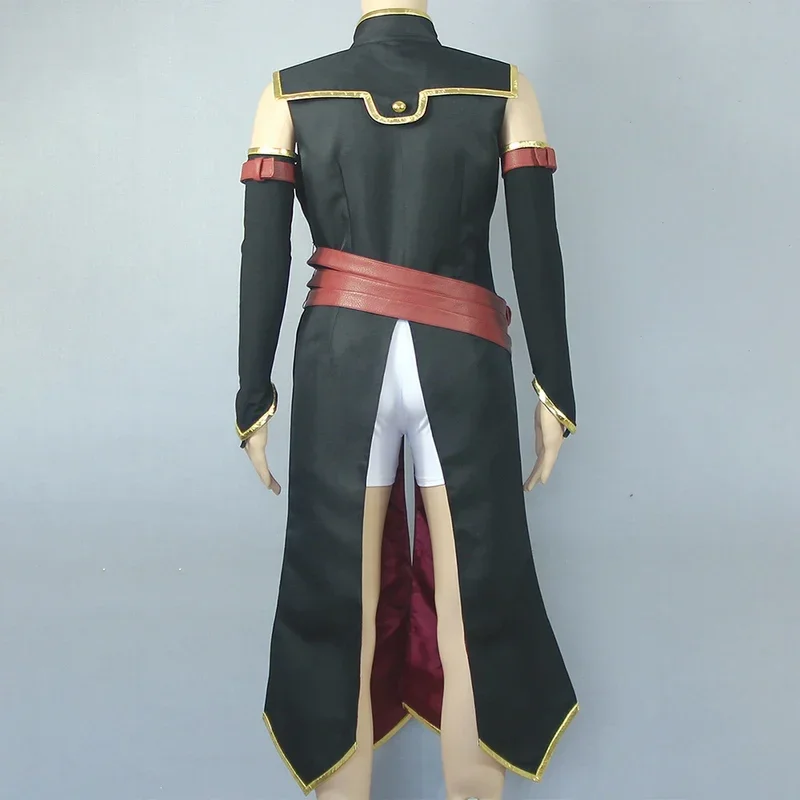 Anime Code Geass Queen CC Cosplay Costume Halloween Carnival Witch Black Uniforms Women Battle Suit Stocks Full Set Custom Made