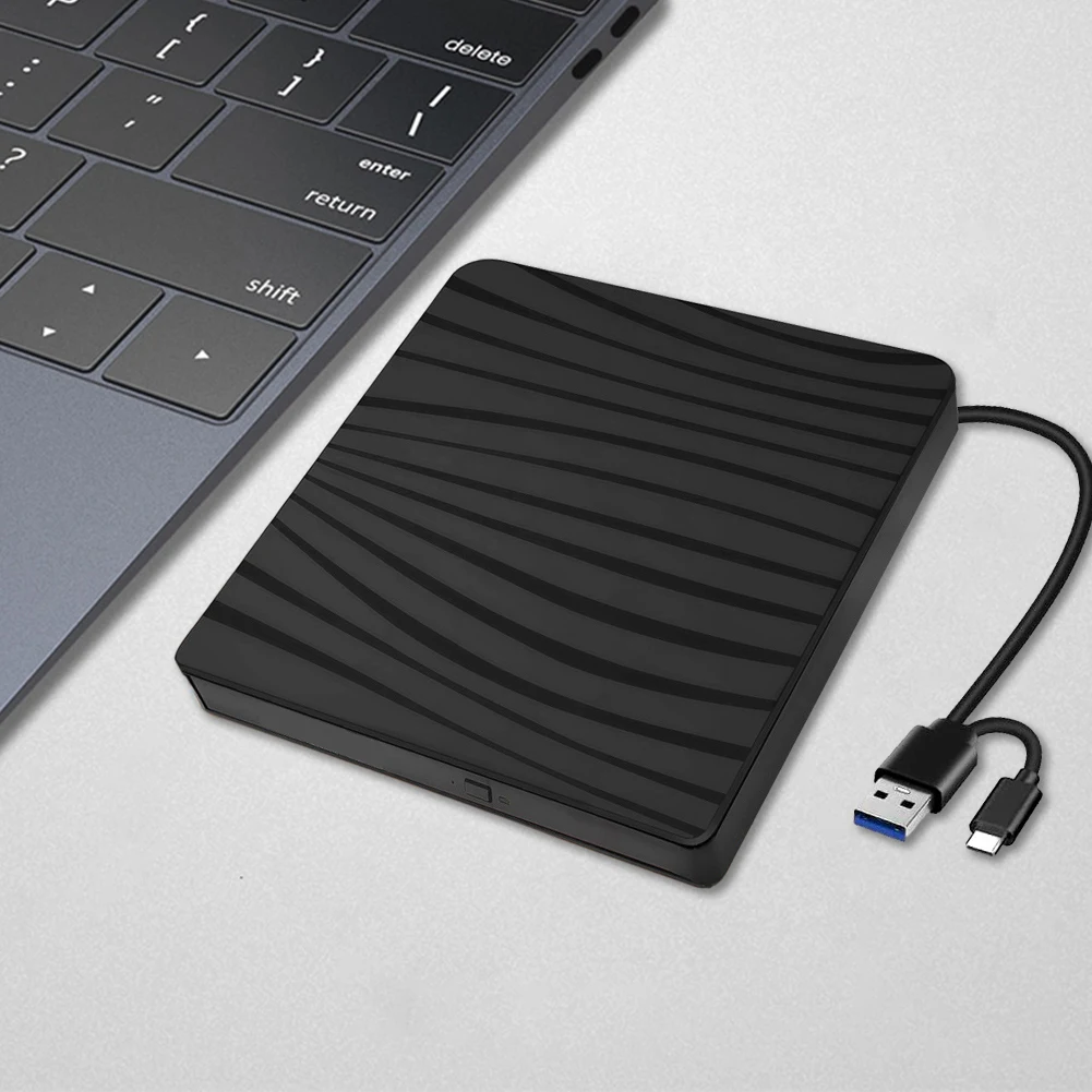 Leitor de cd/dvd compatível com win os portátil cd dvd queimador leitor de cd regador rw dvd cd escritor unidade para computador portátil desktop