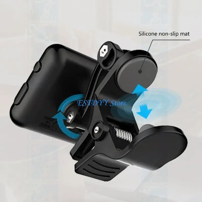 G6DE Portable Guitar Clip‑on Tuner USB Rechargeable Violin Ukulele Tuner Universals Digital Electronic Tuner Guitar Accessory